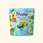 Freshie Perfume Laundry Pods – 8 in 1 Formula, Freesia & Pear Scent, Deep Clean & Skin-Friendly