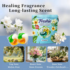 Freshie Perfume Laundry Pods – 8 in 1 Formula, Freesia & Pear Scent, Deep Clean & Skin-Friendly