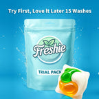Freshie Perfume Laundry Pods – 8 in 1 Formula, Freesia & Pear Scent, Deep Clean & Skin-Friendly